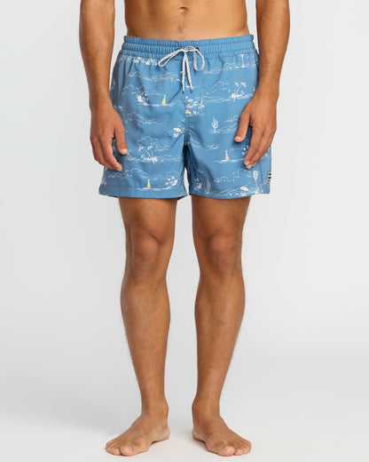 Lineup Laybacks 16" Trunks - Steel Blue | Billabong