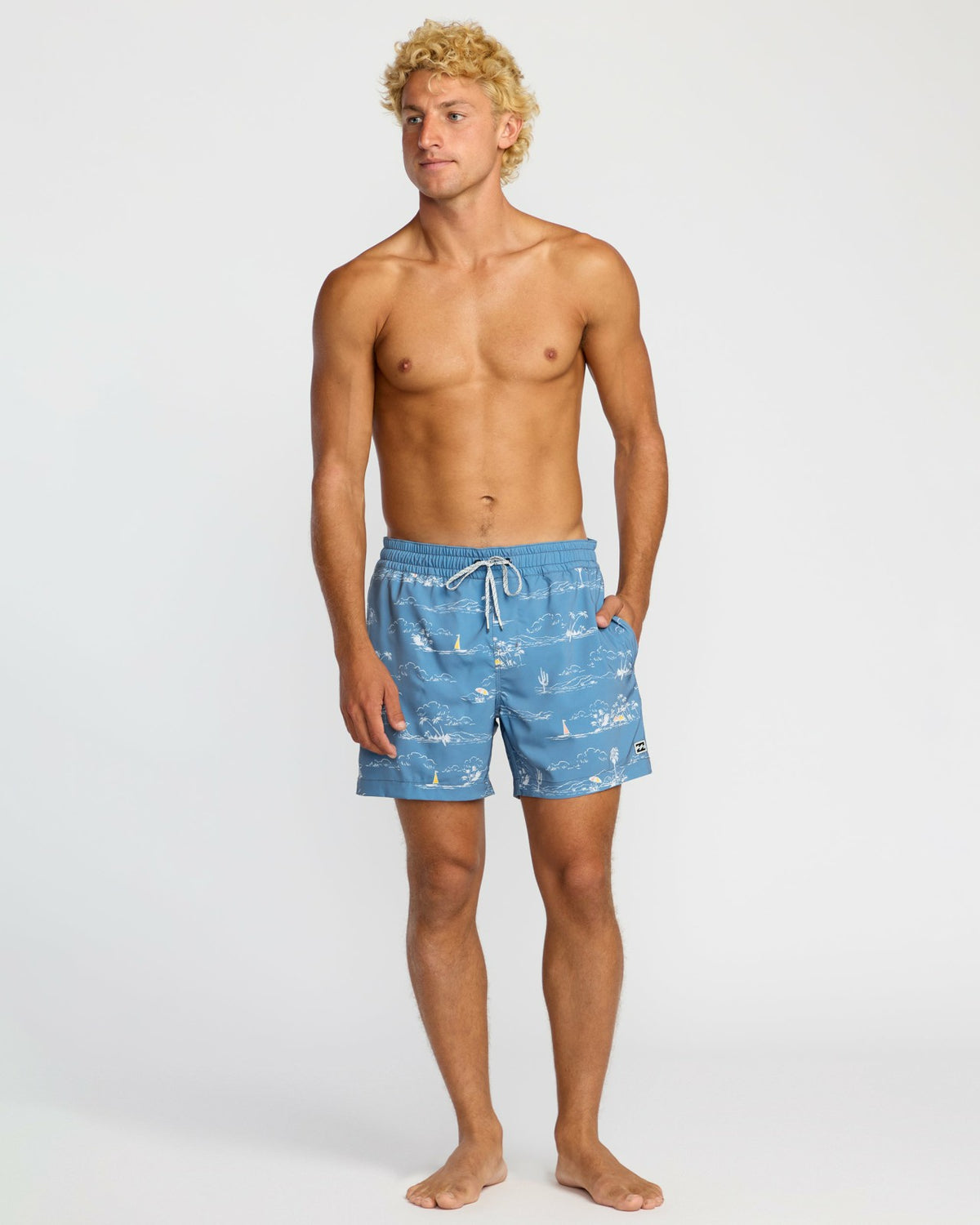 Lineup Laybacks 16" Trunks - Steel Blue | Billabong