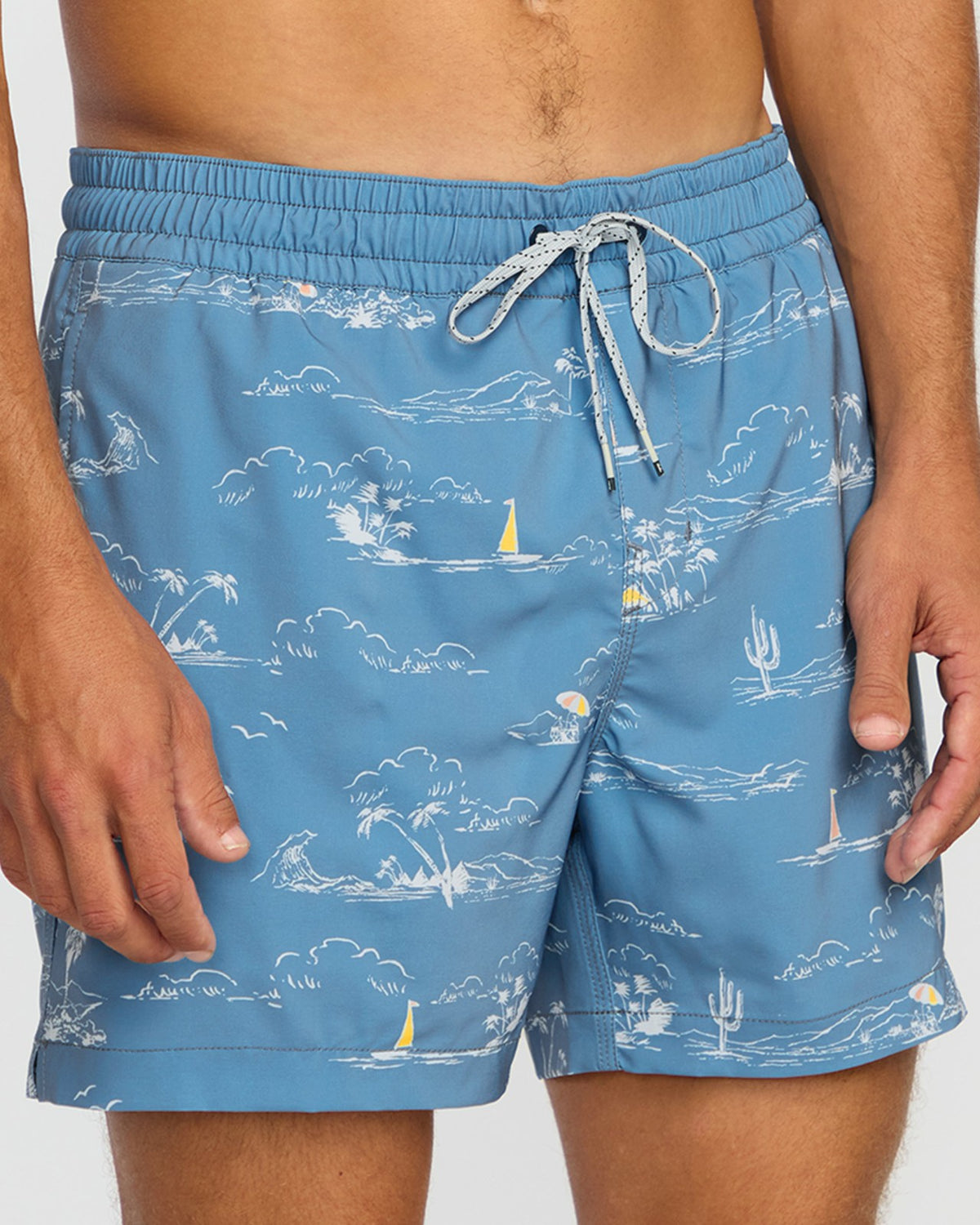 Lineup Laybacks 16" Trunks - Steel Blue | Billabong