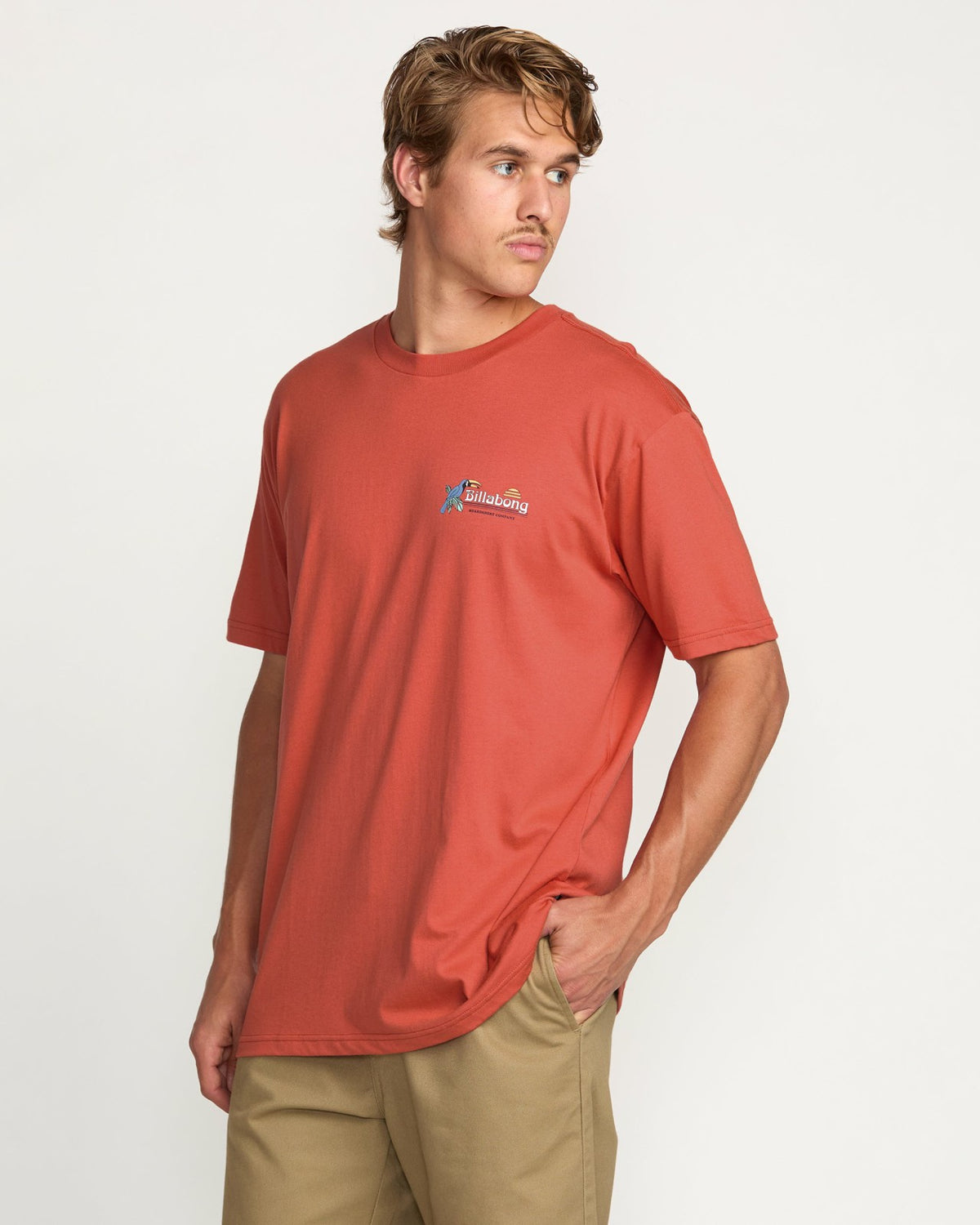 Lounge Premium Tee - Washed Red | Billabong
