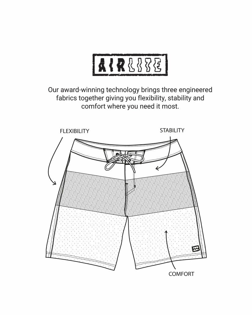 Lowers Airlite 18" Boardshorts - Cloud Blue | Billabong