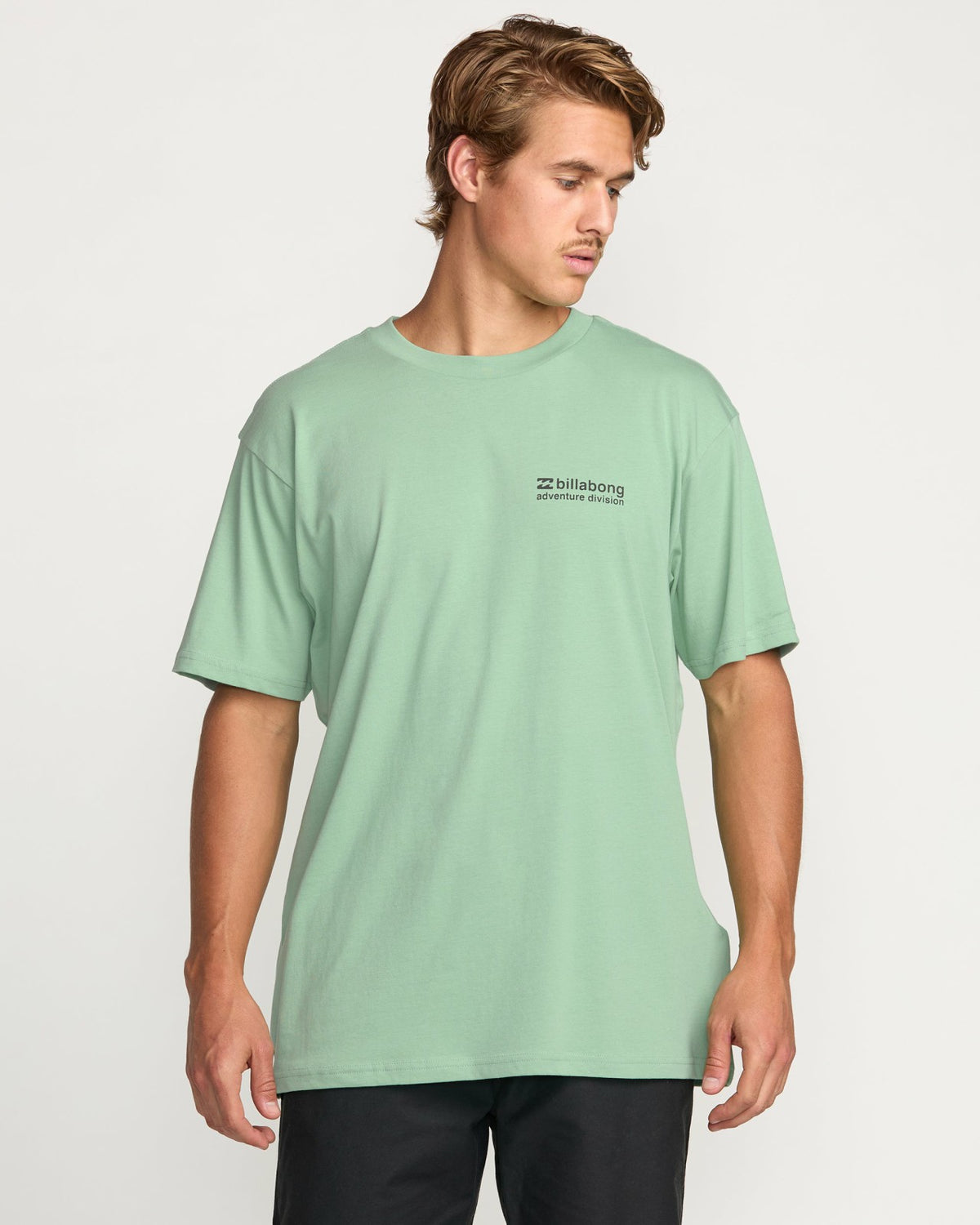 Making Tracks A/Div Tee - Mist Green | Billabong