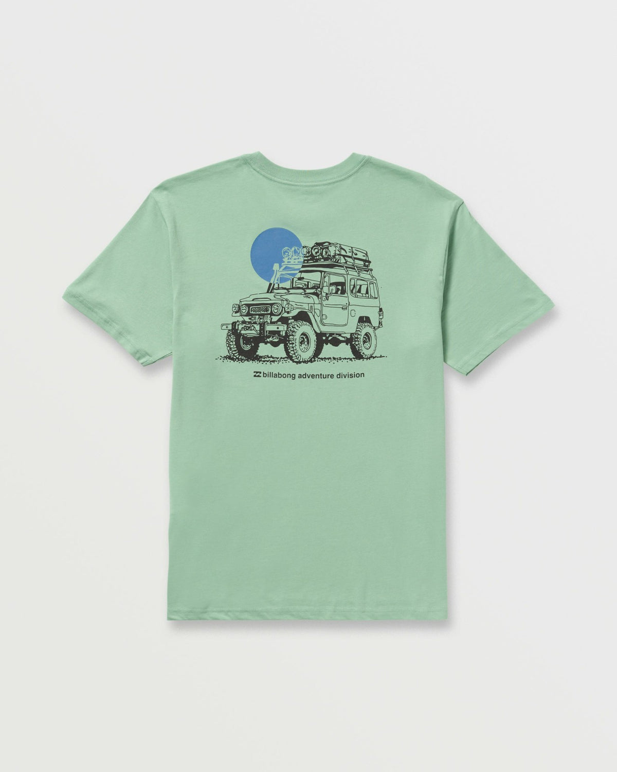Making Tracks A/Div Tee - Mist Green | Billabong