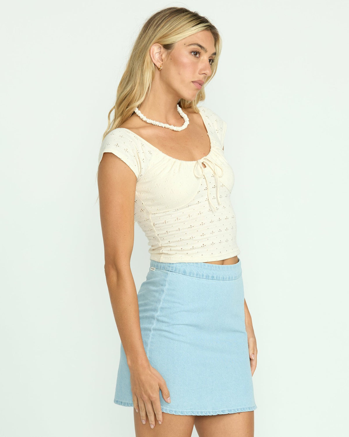Mia Tie-Front Top - Whitecap | Billabong
