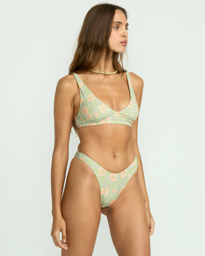 More To Sea Cami Plunge Bikini Top - Pistachio | Billabong