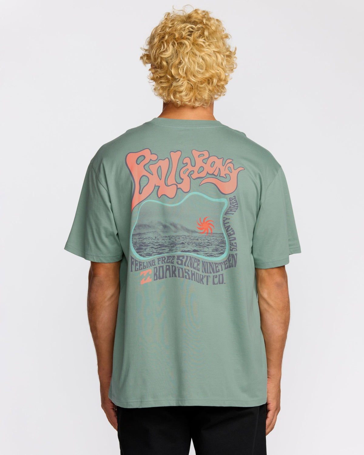 Morning Haze Regular Short Sleeve T-Shirt - Mineral Blue | Billabong