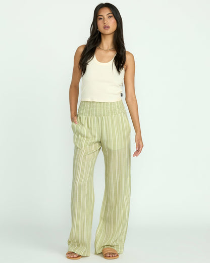 New Waves 2 Elastic Waist Pants - Avocado | Billabong