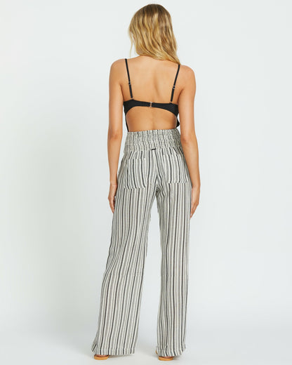 New Waves 2 Elastic Waist Pants - Black Pebble | Billabong