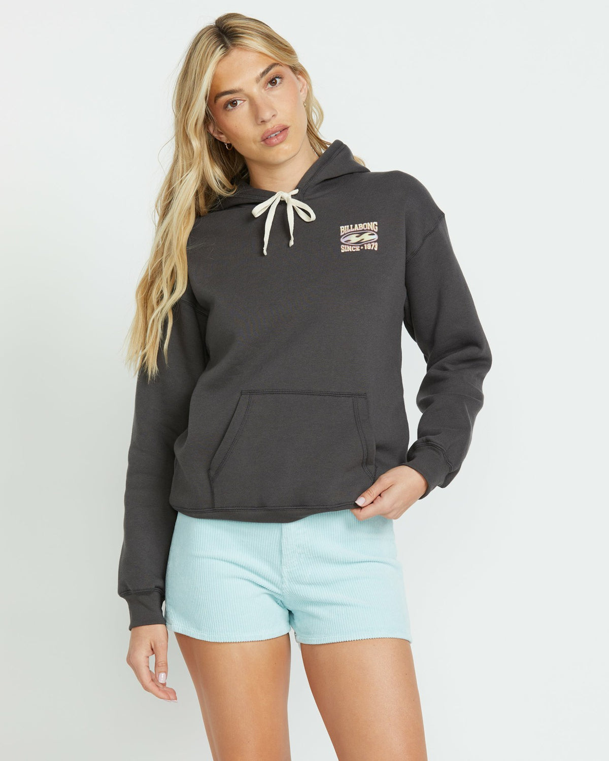 Nice Vibes Po Hoodie - Off Black | Billabong