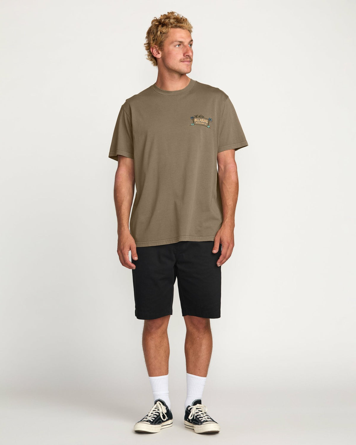 No Vacancy Premium Wave Wash Tee - Brown | Billabong