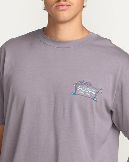 No Vacancy Premium Wave Wash Tee - Light Purple | Billabong