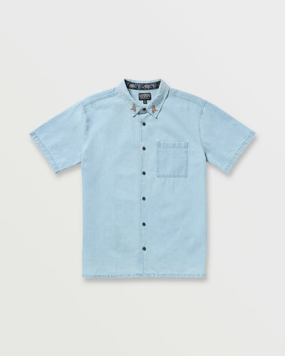 Occy Short Sleeve Shirt - Cloud Blue | Billabong
