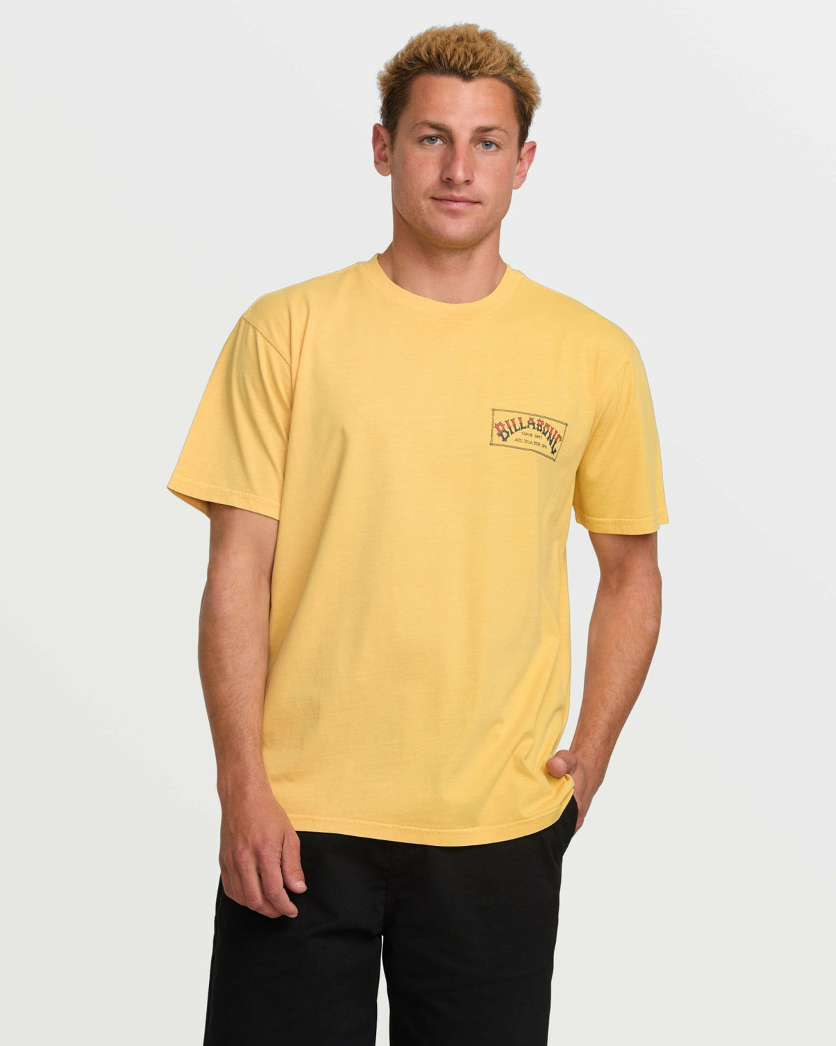 Original Arch Premium Wave Wash Tee - Vintage Gold | Billabong