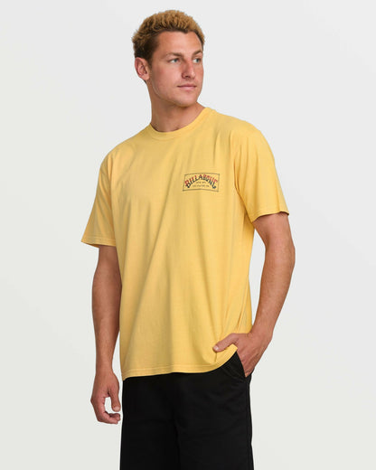 Original Arch Premium Wave Wash Tee - Vintage Gold | Billabong