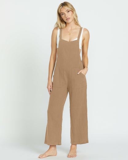 Pacific Time Jumpsuit - Khaki | Billabong