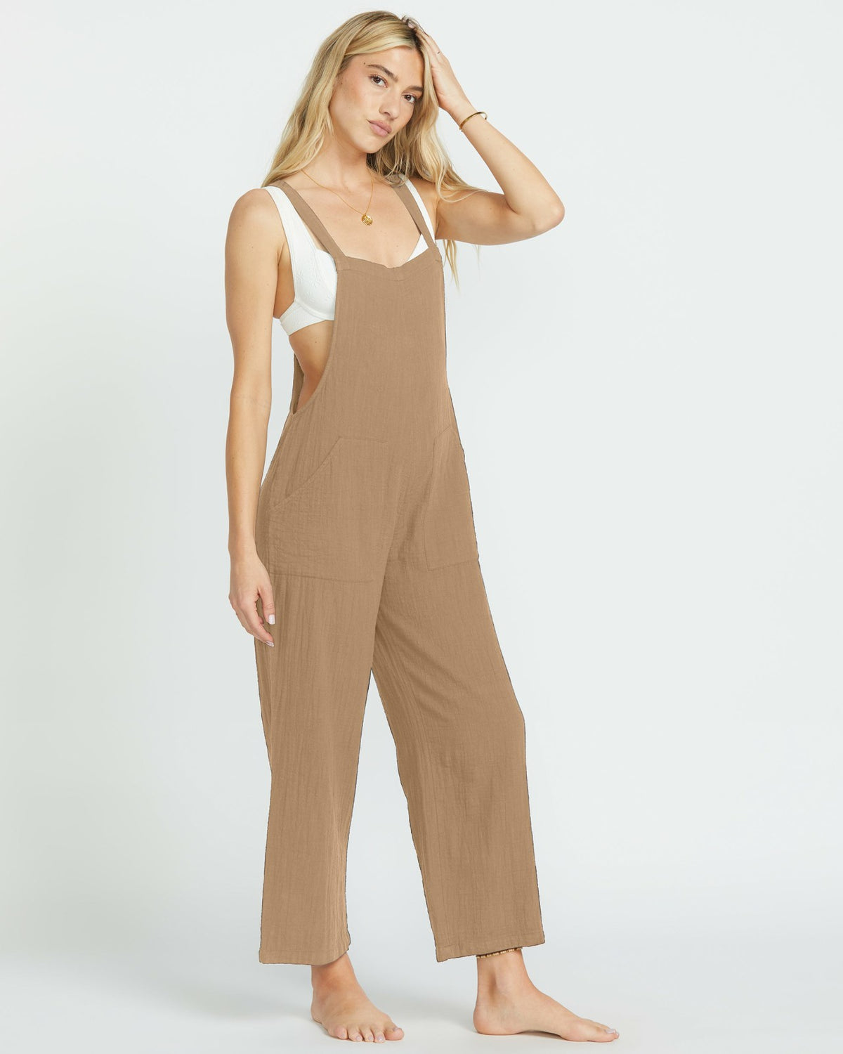 Pacific Time Jumpsuit - Khaki | Billabong