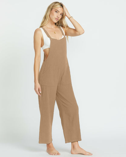 Pacific Time Jumpsuit - Khaki | Billabong