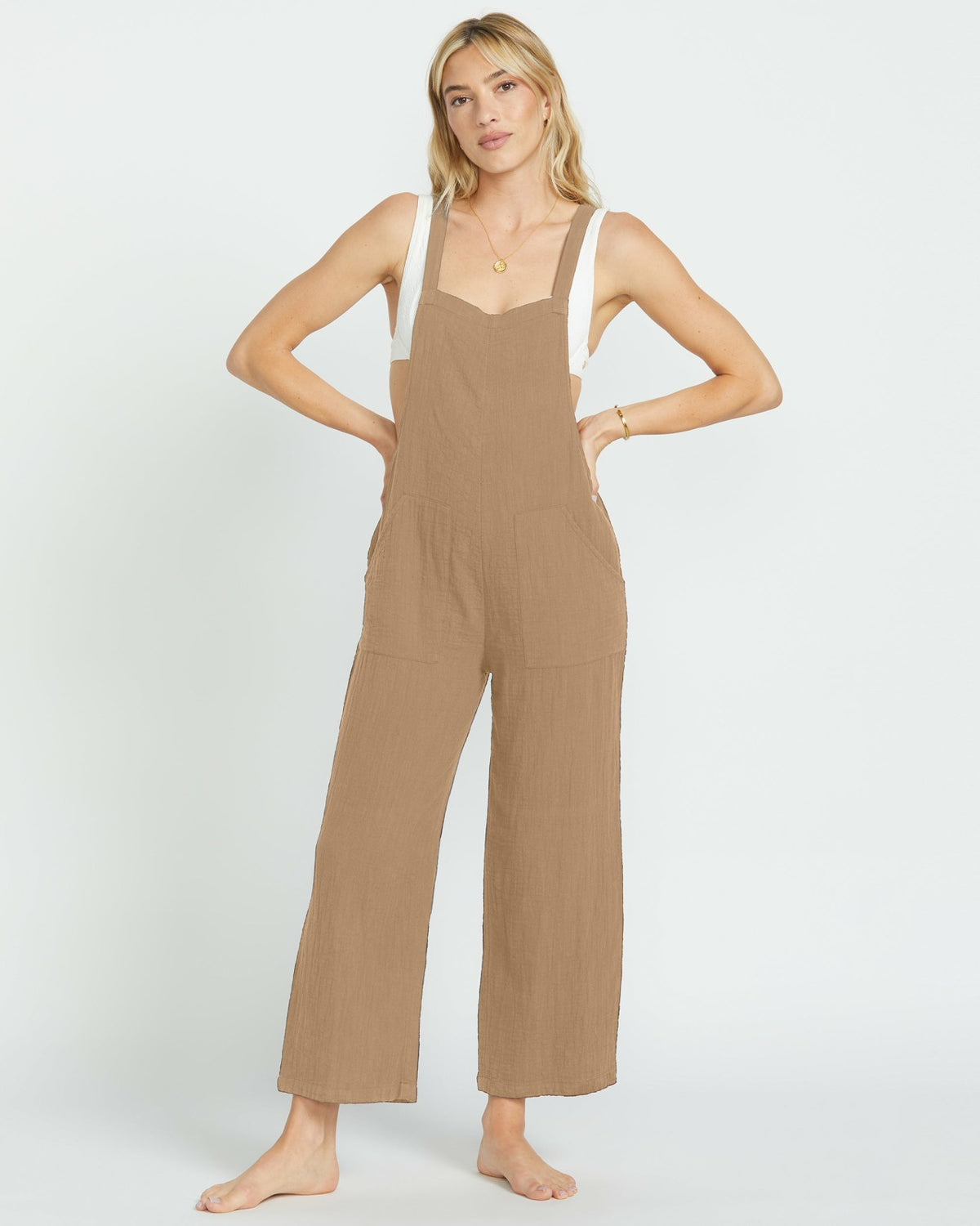 Pacific Time Jumpsuit - Khaki | Billabong