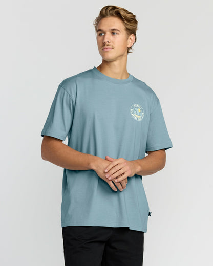 Palm Beach Hi Premium Short Sleeve T-Shirt - Washed Blue | Billabong