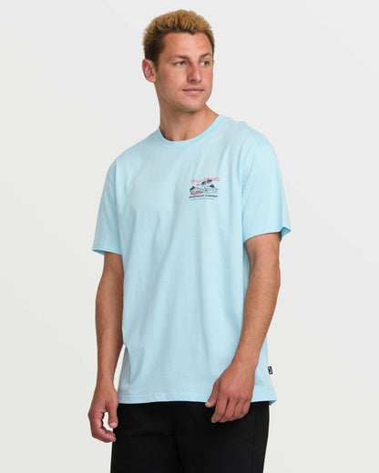 Palm Springs Premium Tee - Coastal Blue | Billabong