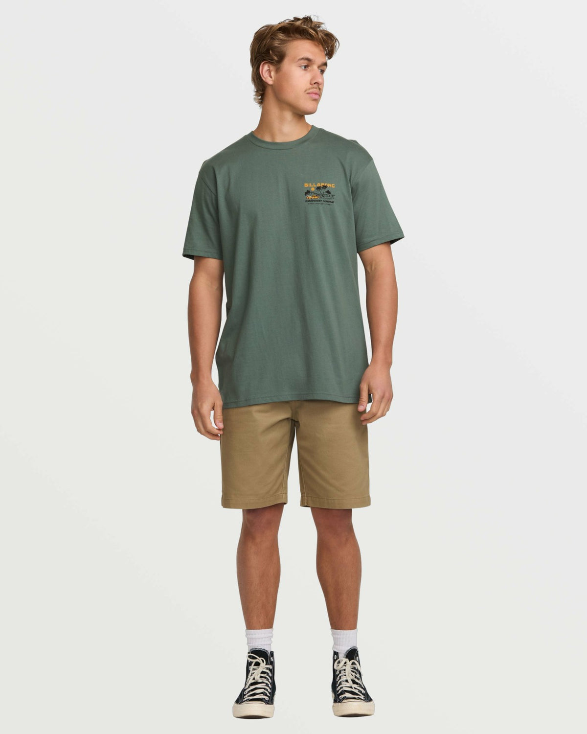 Palm Springs Premium Tee - Dark Slate | Billabong