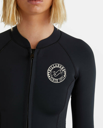 Peeky Natural Flatlock Jacket - Black | Billabong