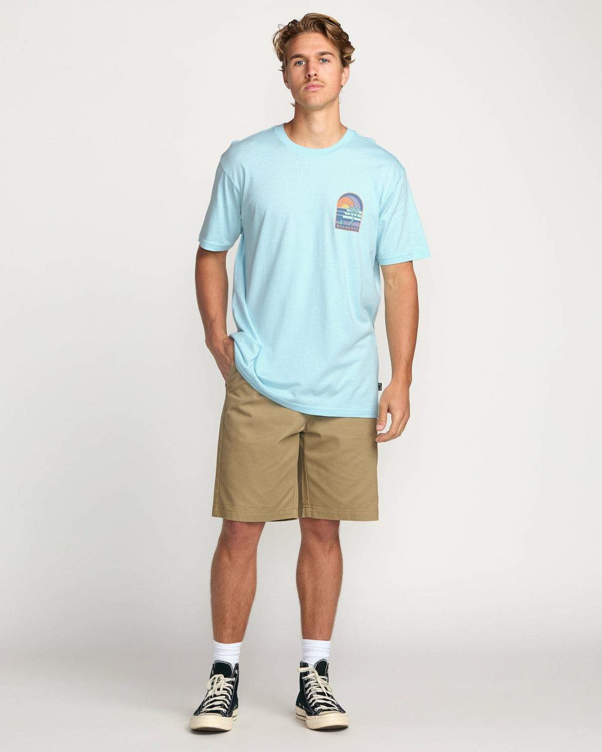 Portal Premium Tee - Coastal Blue | Billabong