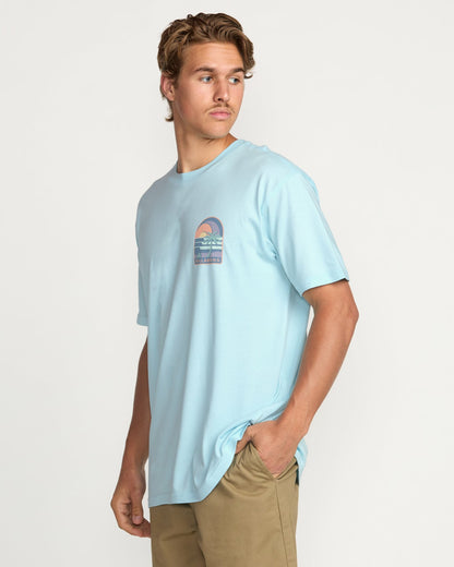 Portal Premium Tee - Coastal Blue | Billabong