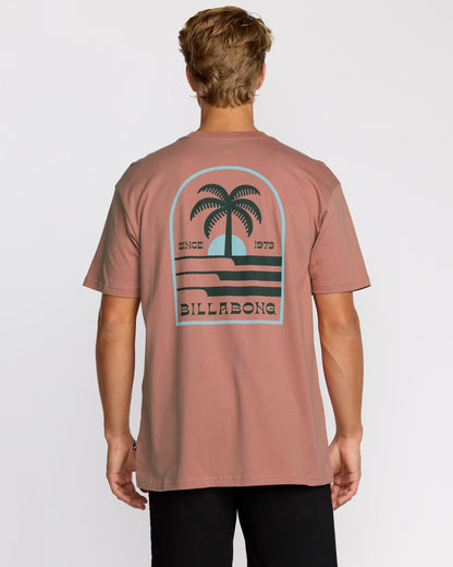 Portal Premium Short Sleeve T-Shirt - Dusty Rose | Billabong