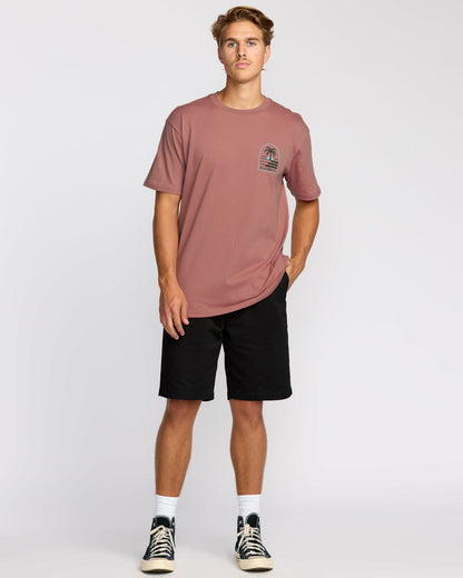 Portal Premium Short Sleeve T-Shirt - Dusty Rose | Billabong
