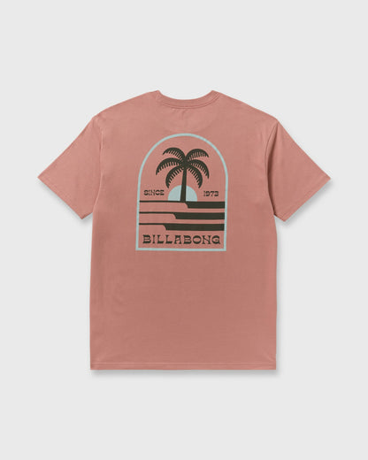 Portal Premium Short Sleeve T-Shirt - Dusty Rose | Billabong