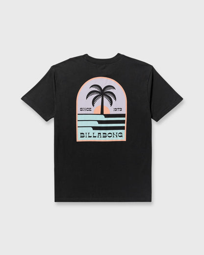 Portal Premium Short Sleeve T-Shirt - Washed Black | Billabong