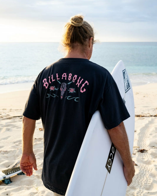 Raging Bull Regular Tee - Washed Black | Billabong
