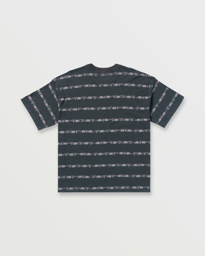 Raging Bull Stripe Tee - Washed Black | Billabong