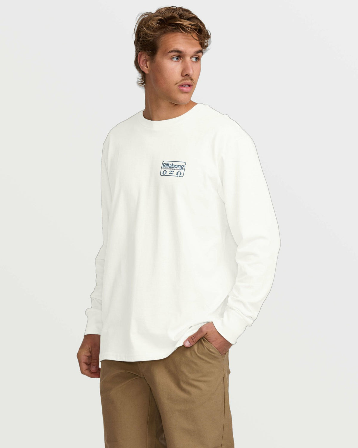 Range A/Div Long Sleeve Tee - Off White | Billabong