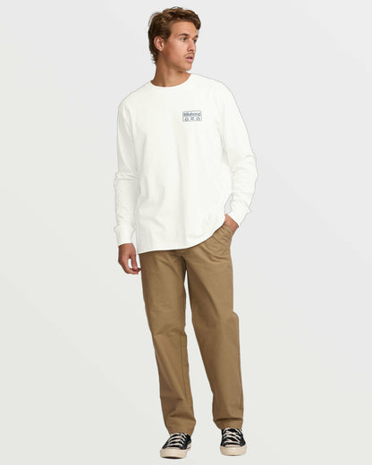 Range A/Div Long Sleeve Tee - Off White | Billabong