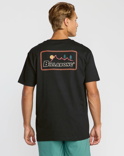 Range A/Div Short Sleeve T-Shirt - Black | Billabong
