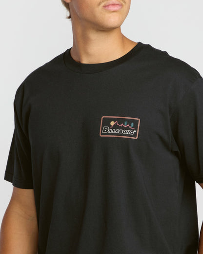 Range A/Div Short Sleeve T-Shirt - Black | Billabong