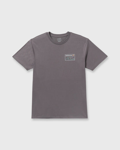 Range A/Div Short Sleeve T-Shirt - Grey Violet | Billabong