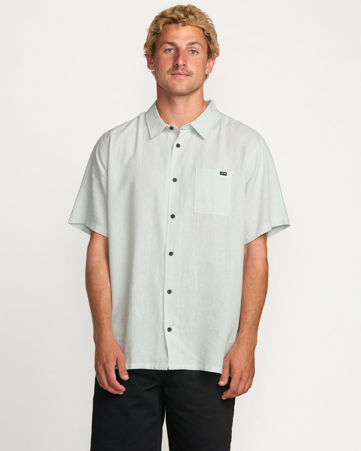 Ricardo Short Sleeve Shirt - Ash Blue | Billabong