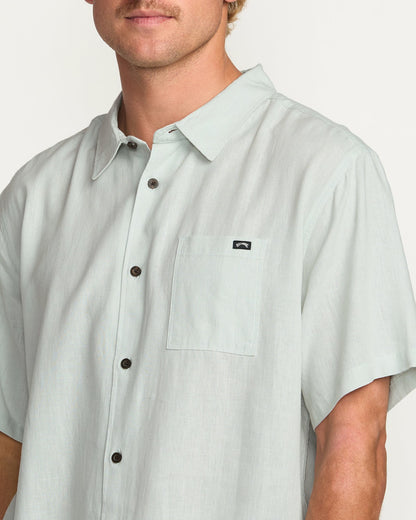Ricardo Short Sleeve Shirt - Ash Blue | Billabong