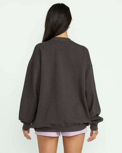 Ride In Crew Sweatshirt - Black Sands | Billabong