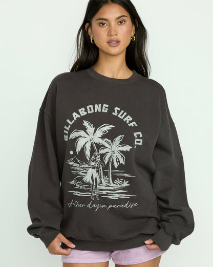 Ride In Crew Sweatshirt - Black Sands | Billabong