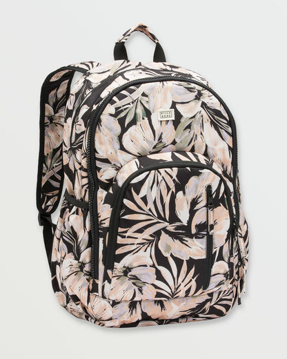 Roadie Backpack - Black Floral | Billabong