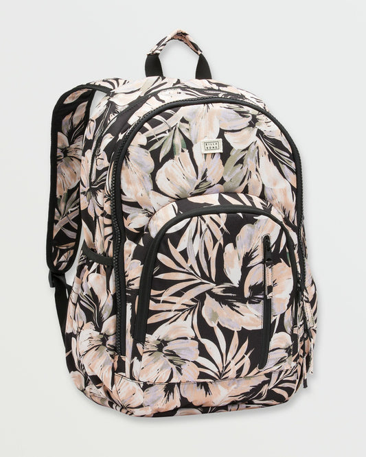 Roadie Backpack - Black Floral | Billabong