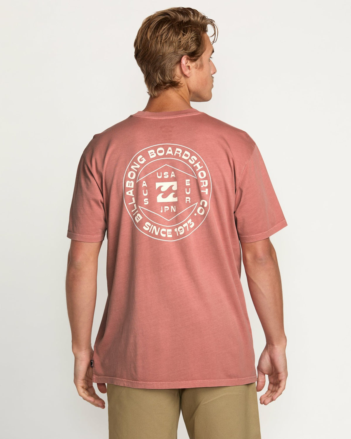 Rotation Premium Wave Wash Tee - Dusty Rose | Billabong
