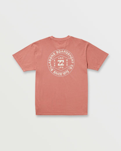 Rotation Premium Wave Wash Tee - Dusty Rose | Billabong
