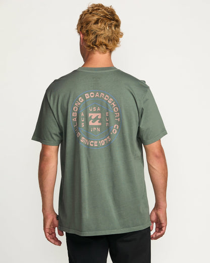 Rotation Premium Wave Wash Tee - Pine | Billabong