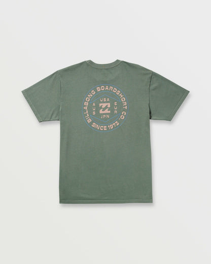 Rotation Premium Wave Wash Tee - Pine | Billabong
