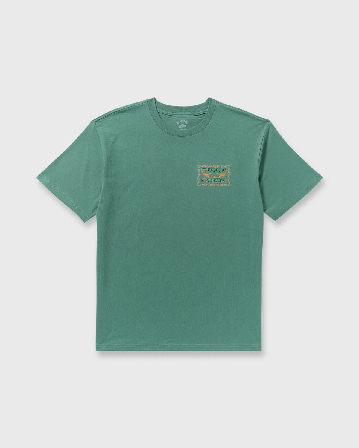 Sharp Regular Short Sleeve T-Shirt - Sage Green | Billabong